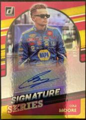 Cole Moore [Gold] #SS-CM Racing Cards 2022 Panini Donruss Nascar Signature Series Prices