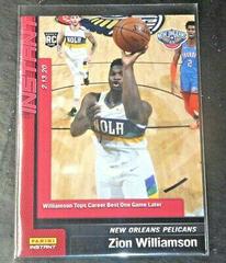 Zion Williamson #91 Basketball Cards 2019 Panini Instant Prices