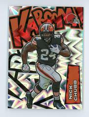 Nick Chubb #K19 Football Cards 2022 Panini Absolute Kaboom Vertical Prices