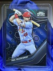 Paul Goldschmidt [Blue] #4 Baseball Cards 2023 Topps Chrome Black Prices