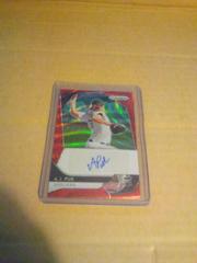 A.J. Puk [Red Wave Prizm] Baseball Cards 2020 Panini Prizm Rookie Autographs Prices