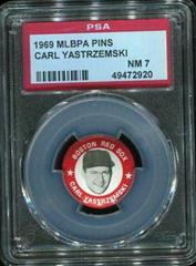 Carl Yastrzemski Baseball Cards 1969 MLBPA Pins Prices