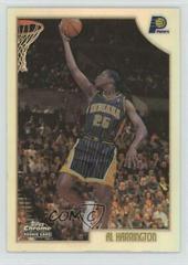 Al Harrington [Refractor] #133 Basketball Cards 1998 Topps Chrome Prices