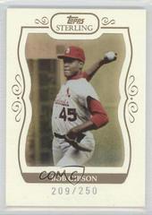 Bob Gibson #64 Baseball Cards 2008 Topps Sterling Prices