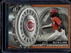 Elly De La Cruz [Orange] #TV-9 Baseball Cards 2023 Bowman Platinum Treasures in the Vault Prices