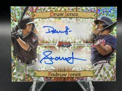 Andruw Jones, Druw Jones [Mini Diamond] #FDA-JJ Baseball Cards 2023 Bowman's Best Family Tree Dual Autographs Prices