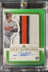 Adley Rutschman [Green] #DRPC-AR Baseball Cards 2023 Topps Definitive Rookie Patch Autographs Collection Prices