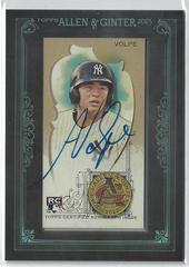 Anthony Volpe [Black] #MA-AV Baseball Cards 2023 Topps Allen & Ginter Mini Framed Autographs Prices