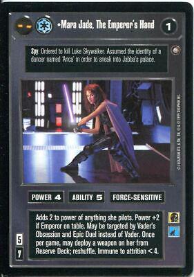 Mara Jade, The Emperor's Hand Star Wars CCG Enhanced Jabba's Palace