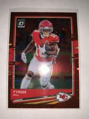 Tyreek Hill [Red Stars] #2 Football Cards 2020 Panini Donruss Optic Prices