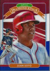 Juan Soto [Red, White, Blue] #23 Baseball Cards 2020 Panini Donruss Optic Prices