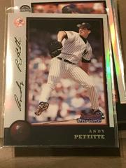 Andy Pettitte [Refractor] #3 Baseball Cards 1998 Bowman Chrome Prices