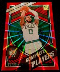 Jayson Tatum [Red Laser] Basketball Cards 2021 Panini Donruss Complete Players Prices