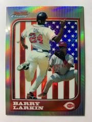 Barry Larkin [Refractor] #7 Baseball Cards 1997 Bowman Chrome International Prices