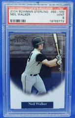 Neil Walker [Refractor] #BS-NW Baseball Cards 2004 Bowman Sterling Prices