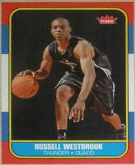 Russell Westbrook Basketball Cards 2008 Fleer 1986-87 Rookies Prices