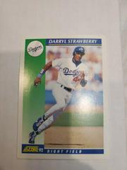 Darryl Strawberry #9 Baseball Cards 1992 Score Prices