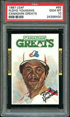 Floyd Youmans [Canadian Greats] #65 Baseball Cards 1987 Leaf Prices