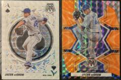 Jacob deGrom [Reactive Orange] #A-1 Baseball Cards 2022 Panini Mosaic Aces Prices