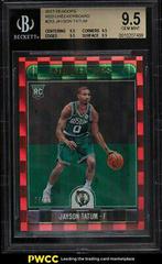 Jayson Tatum [Red] Basketball Cards 2017 Panini Hoops Prices