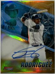 Julio Rodriguez [Gold Refractor] #B21-JR Baseball Cards 2021 Bowman’s Best of 2021 Autographs Prices