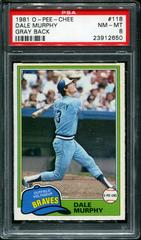 Dale Murphy [Gray Back] Baseball Cards 1981 O Pee Chee Prices