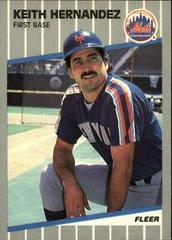 Keith Hernandez #37 Baseball Cards 1989 Fleer Prices