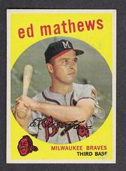 Ed Mathews Baseball Cards 1959 Topps Prices