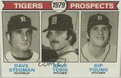 Tigers Prospects [Stegman, Tobik, Young] #706 Baseball Cards 1979 Topps Prices