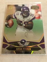 Adrian Peterson [Gold Holofoil X's] #56 Football Cards 2008 Panini Donruss Gridiron Gear Prices