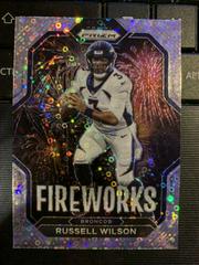 Russell Wilson [No Huddle] #F-5 Football Cards 2022 Panini Prizm Fireworks Prices