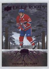 Brendan Gallagher [Purple] Hockey Cards 2023 Upper Deck Deep Roots Prices