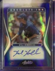 Kyle Hendricks [Spectrum Blue] #AI-KH Baseball Cards 2022 Panini Absolute Ink Autographs Prices