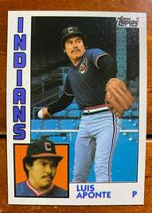 Luis Aponte Baseball Cards 1984 Topps Traded Prices