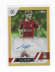 Harvey Elliott [Orange] Soccer Cards 2022 Topps UEFA Club Competitions Autographs Prices