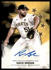 David Bednar [Gold] #BSA-DB Baseball Cards 2024 Topps Baseball Stars Autograph Prices