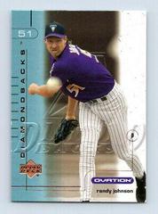 Randy Johnson #40 Baseball Cards 2002 Upper Deck Ovation Prices