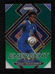 Carney Chukwuemeka [Green] #8 Soccer Cards 2022 Panini Prizm Premier League Emergent Prices