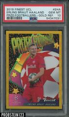 Erling Braut Haaland [Gold Refractor] #PF-EHA Soccer Cards 2019 Finest UEFA Champions League Prized Footballers Prices