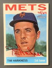 Tim Harkness [Red Ink] #TH Baseball Cards 2013 Topps Heritage Real One Autographs Prices