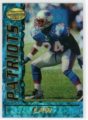 Ty Law [Blue Refractor] #23 Football Cards 1995 Bowman's Best Prices
