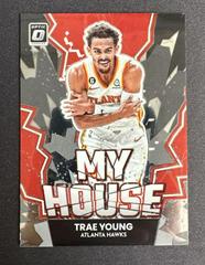 Trae Young #7 Basketball Cards 2022 Panini Donruss Optic My House Prices