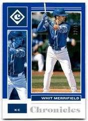 Whit Merrifield [Blue] #2 Baseball Cards 2021 Panini Chronicles Prices