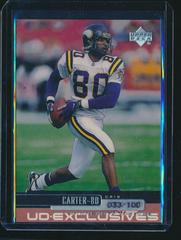 Cris Carter [Exclusives Silver] Football Cards 1999 Upper Deck Prices