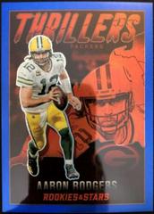 Aaron Rodgers [Blue] Football Cards 2022 Panini Rookies & Stars Thrillers Prices
