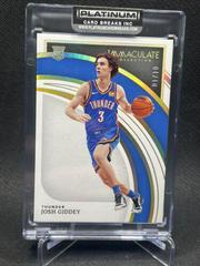 Josh Giddey [Gold] Basketball Cards 2021 Panini Immaculate Collection Prices