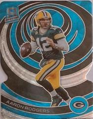 Aaron Rodgers [Blue Neon Die-Cut] #104 Football Cards 2023 Panini Spectra Prices