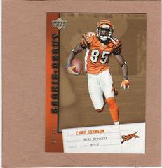 Chad Johnson [Gold] #20 Football Cards 2006 Upper Deck Rookie Debut Prices