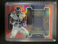 Hassan Haskins [Red] #RSW-25 Football Cards 2022 Panini Select Rookie Swatches Prices