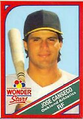 Jose Canseco Baseball Cards 1990 Wonder Bread Stars Prices
